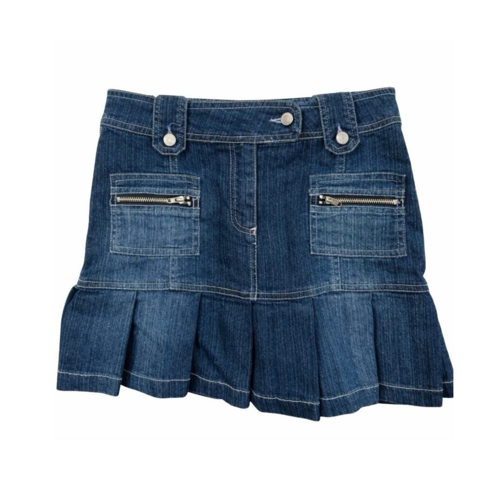 Y2K Girl Tribe Denim Mini Skirt